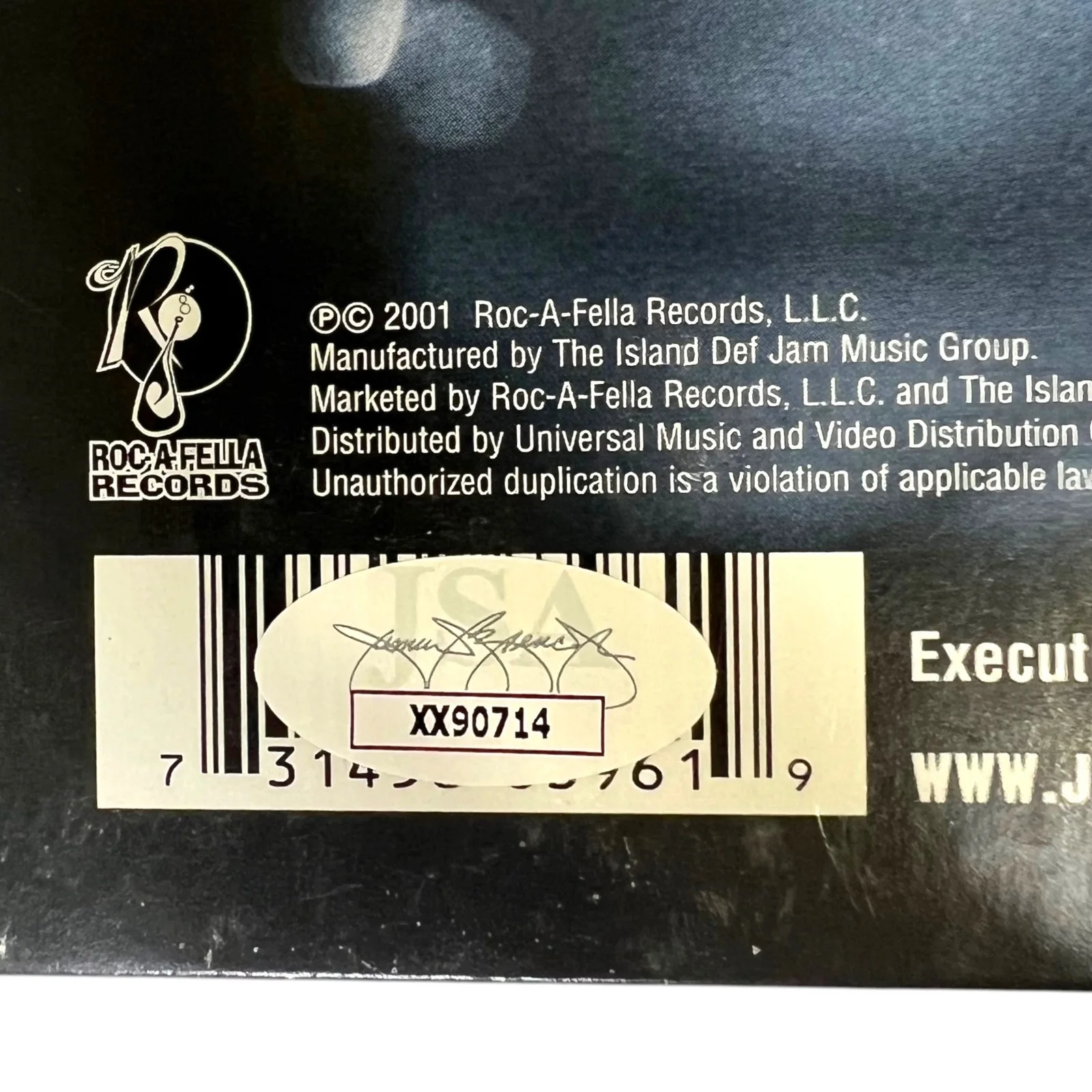 JAY Z SIGNED AUTOGRAPHED THE BLUEPRINT ALBUM VINYL LP JSA LOA TAKEOVER!, image 3