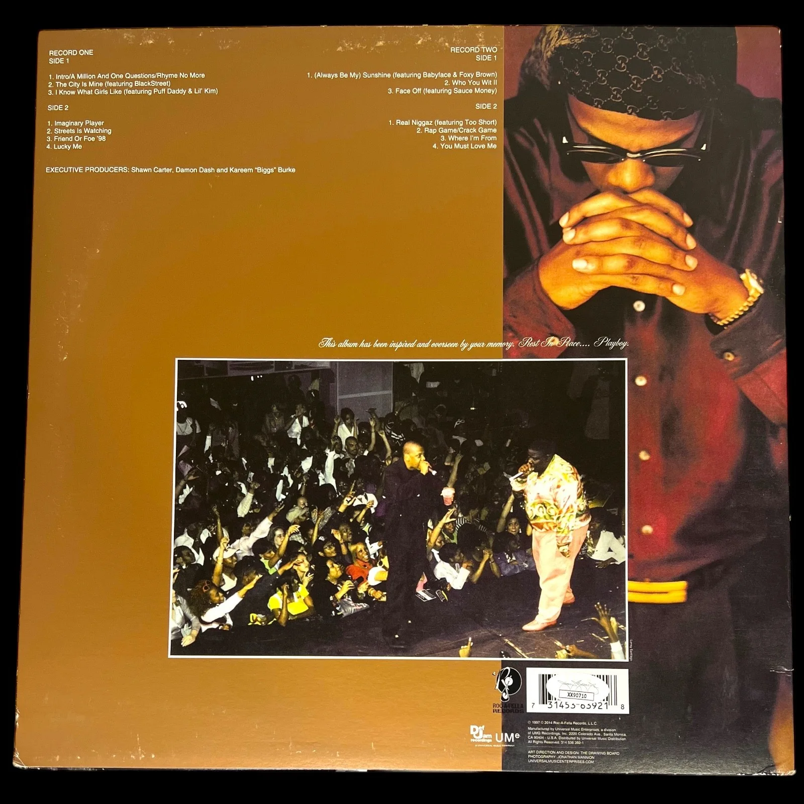 JAY Z SIGNED AUTOGRAPHED IN MY LIFETIME, VOL. 1 ALBUM VINYL LP JSA LOA, изображение 2