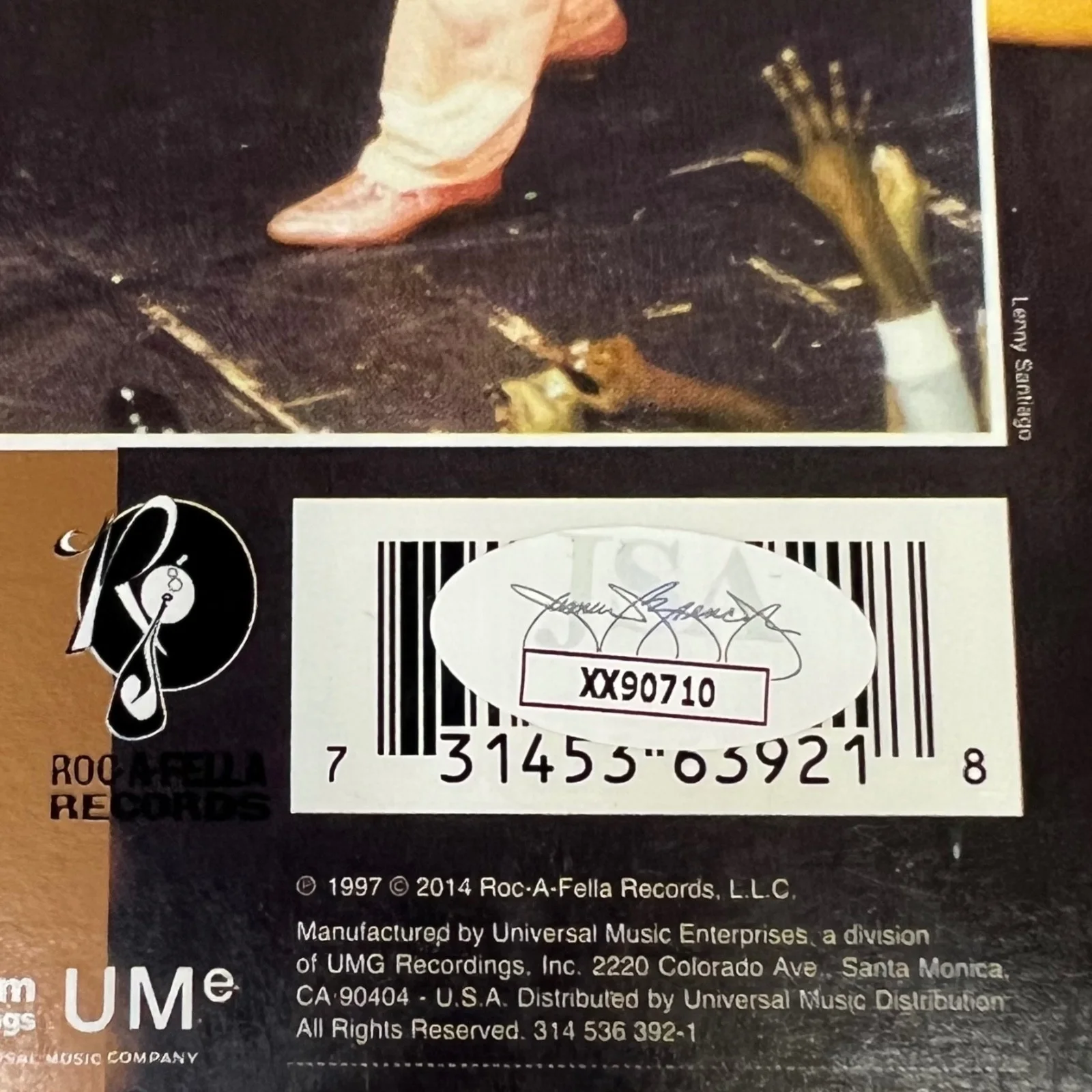 JAY Z SIGNED AUTOGRAPHED IN MY LIFETIME, VOL. 1 ALBUM VINYL LP JSA LOA, изображение 3