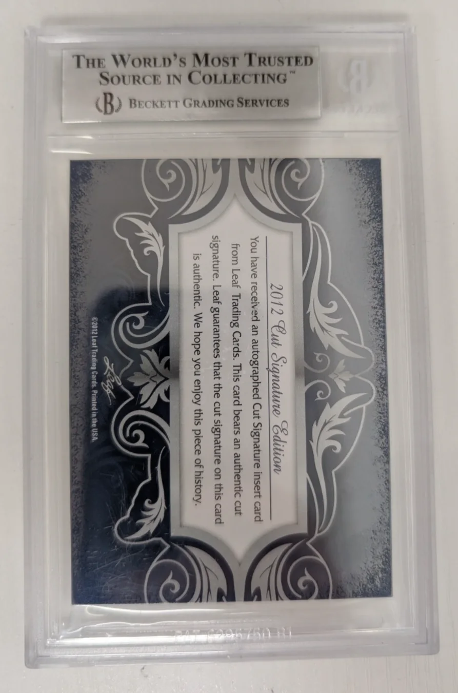 2012 Leaf Cut Signature Edition Spike Lee Film Director & Actor 3/3 Beckett, image 2