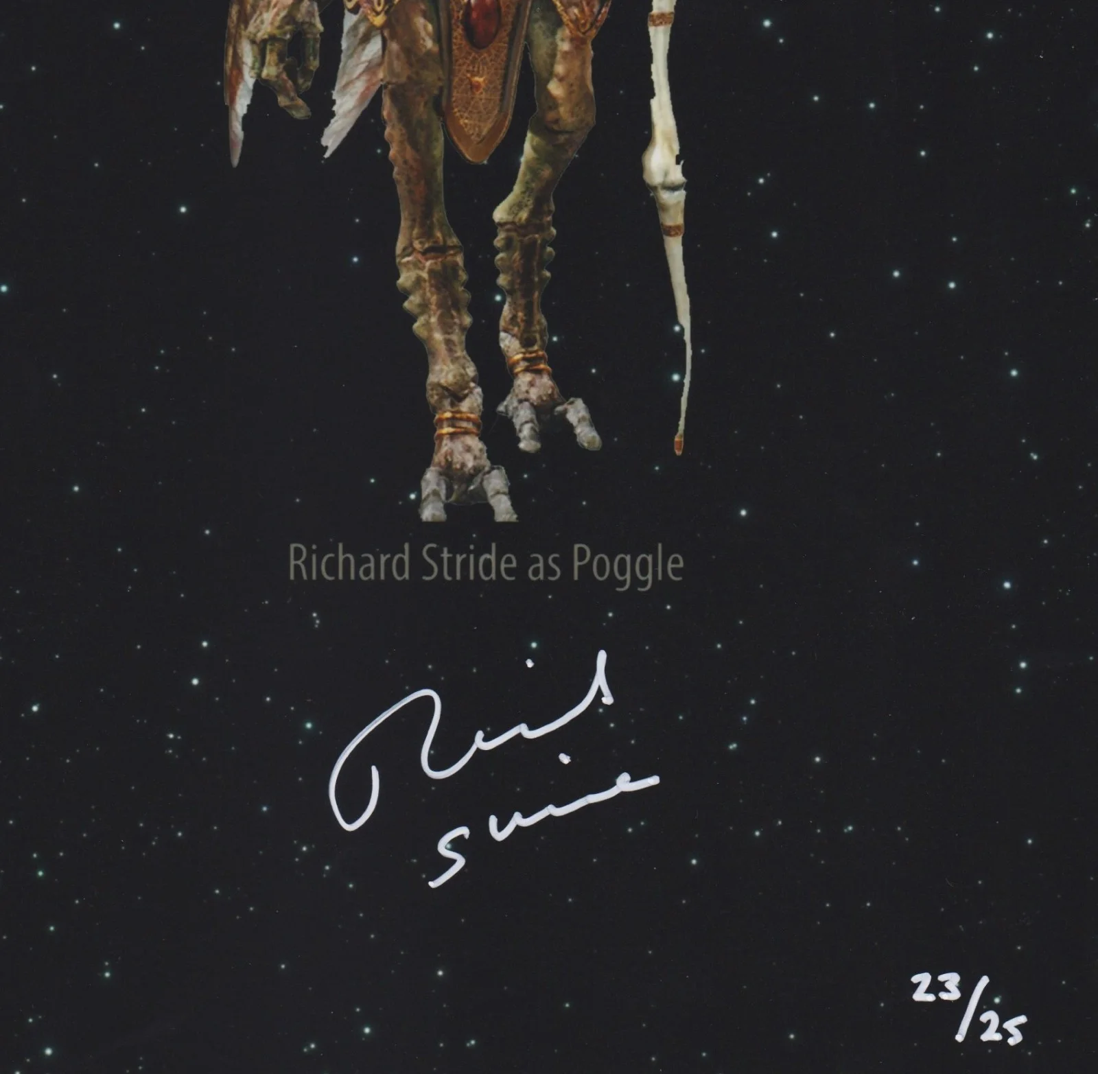 RICHARD STRIDE signed STAR WARS ATTACK CLONES color 8x10 w/ uacc rd coa POGGLE, image 2