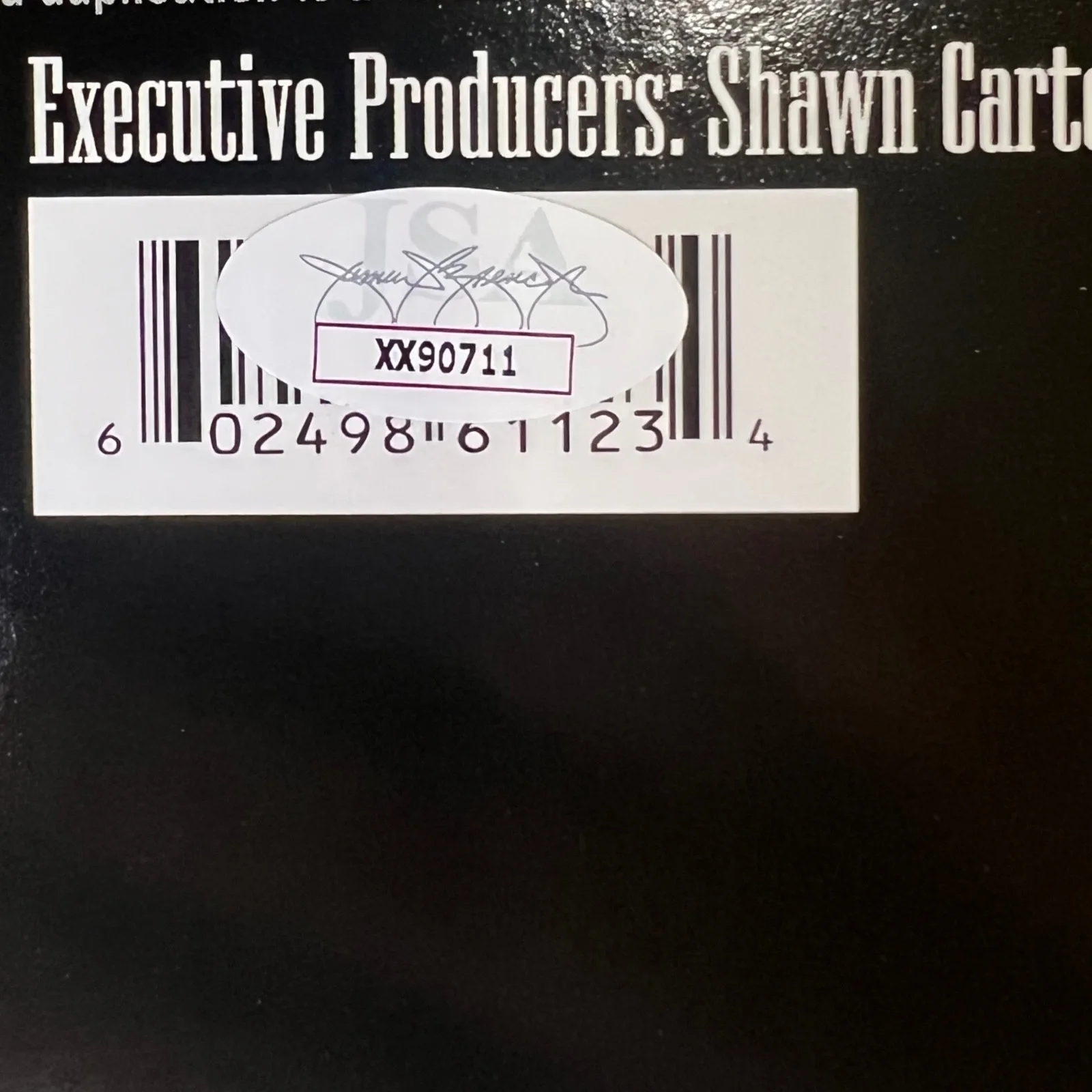JAY Z SIGNED AUTOGRAPHED THE BLACK ALBUM VINYL LP JSA LOA 99 PROBLEMS* RARE, изображение 3
