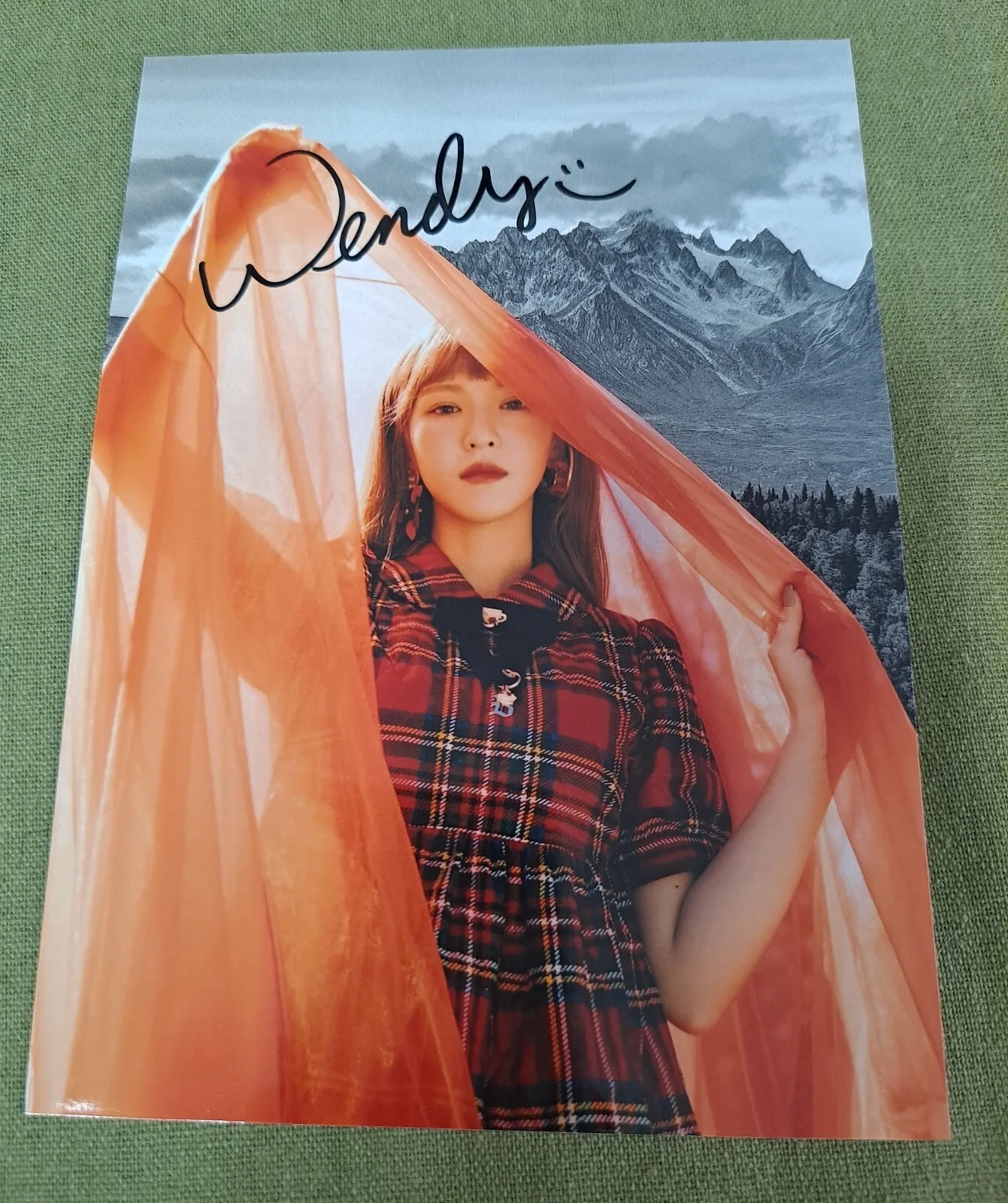 RED VELVET Autographed Signed Photo PERFECT VELVET 4*6 COLLECTION 2020, image 5