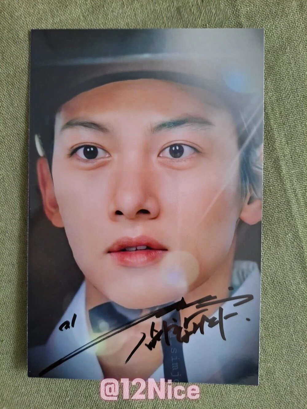 Ji Chang Wook Autographed Signed Photo 4*6 Collection K-POP 2022, изображение 4