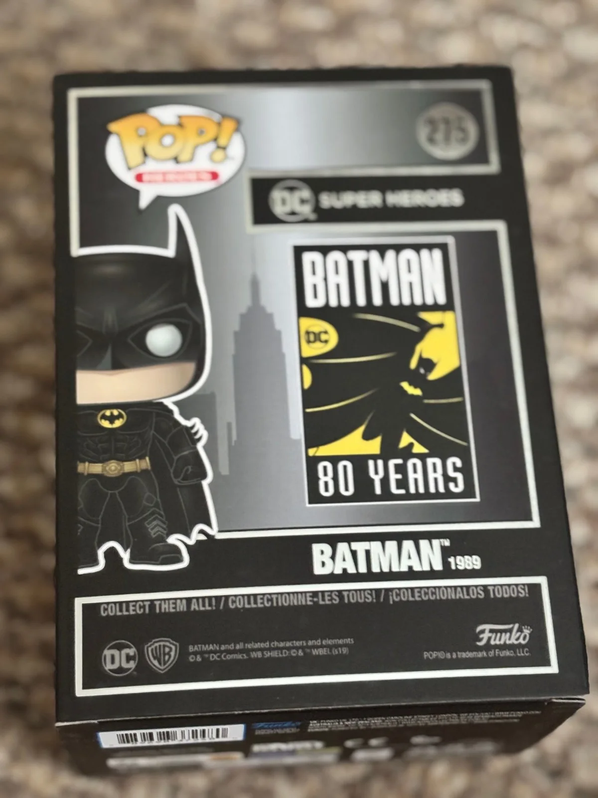 Christian Bale — Christian Bale signed Batman 80 Years Funko Pop! 275 Dark Knight autograph ~ BAS, изображение 3