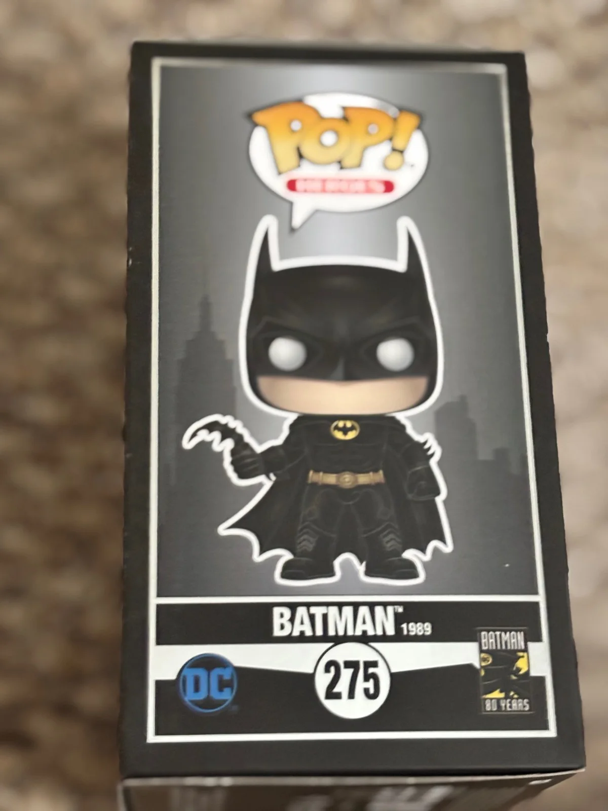 Christian Bale — Christian Bale signed Batman 80 Years Funko Pop! 275 Dark Knight autograph ~ BAS, изображение 4