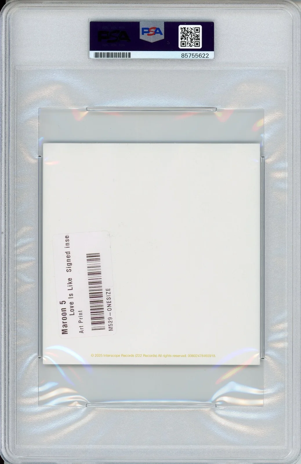 SIGNED ADAM LEVINE Maroon 5 Autograph Photograph Album Art Card PSA DNA COA, изображение 2
