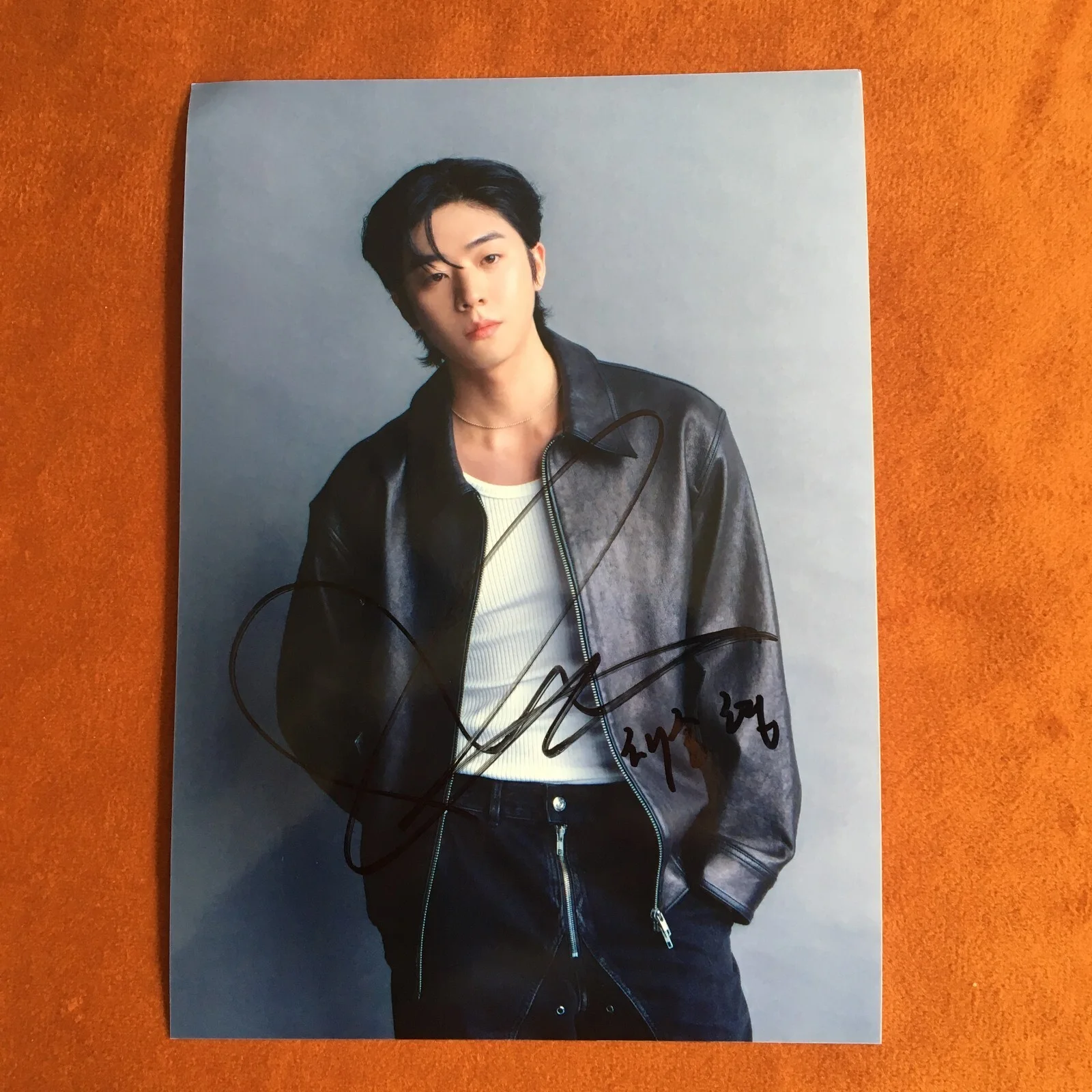 Chae Jong Hyeop Autographed Signed Photo K-POP COLLECTION 4*6 2024B, image 3