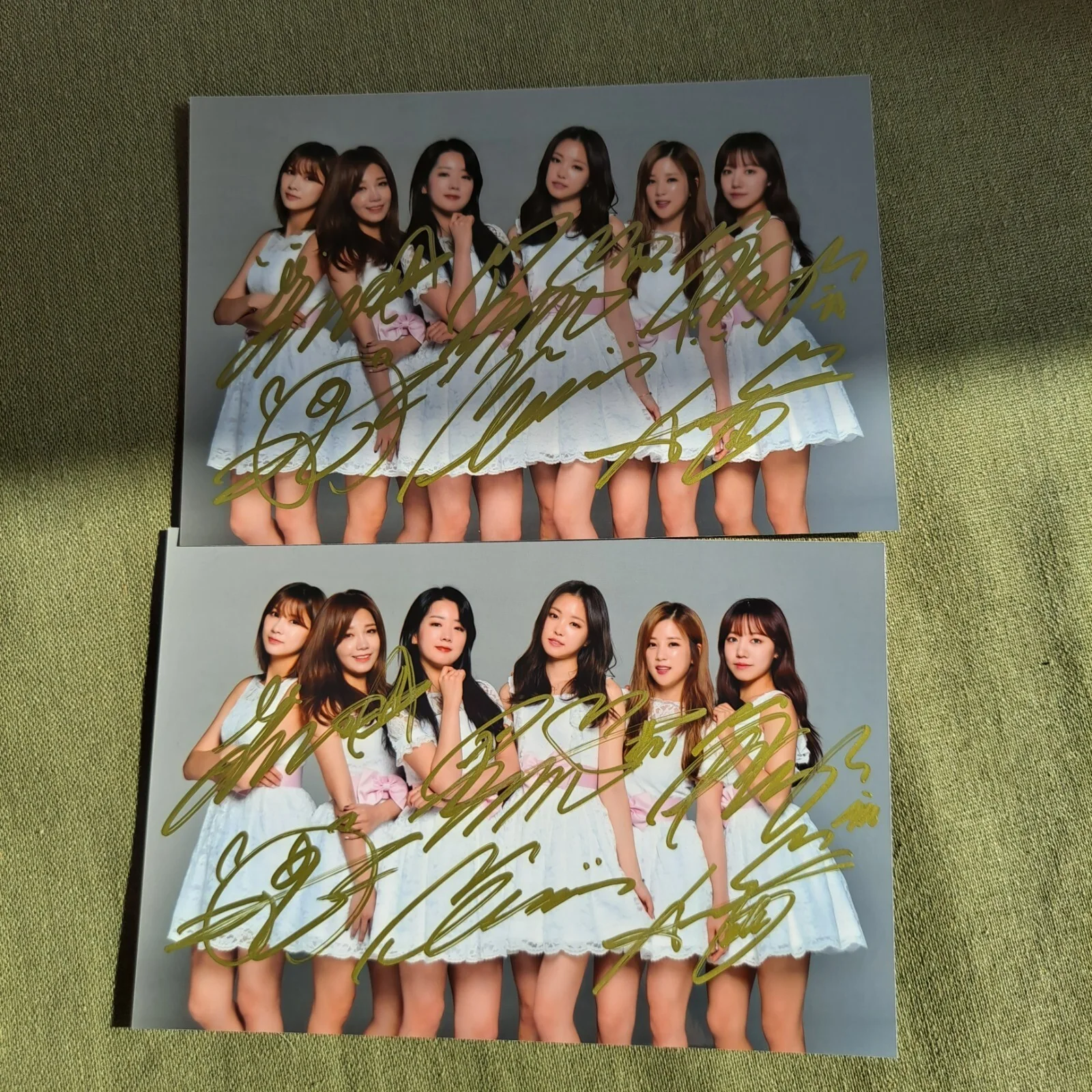 APINK Autographed Signed Photo Group 4*6 K-POP COLLECTION 2020, image 2