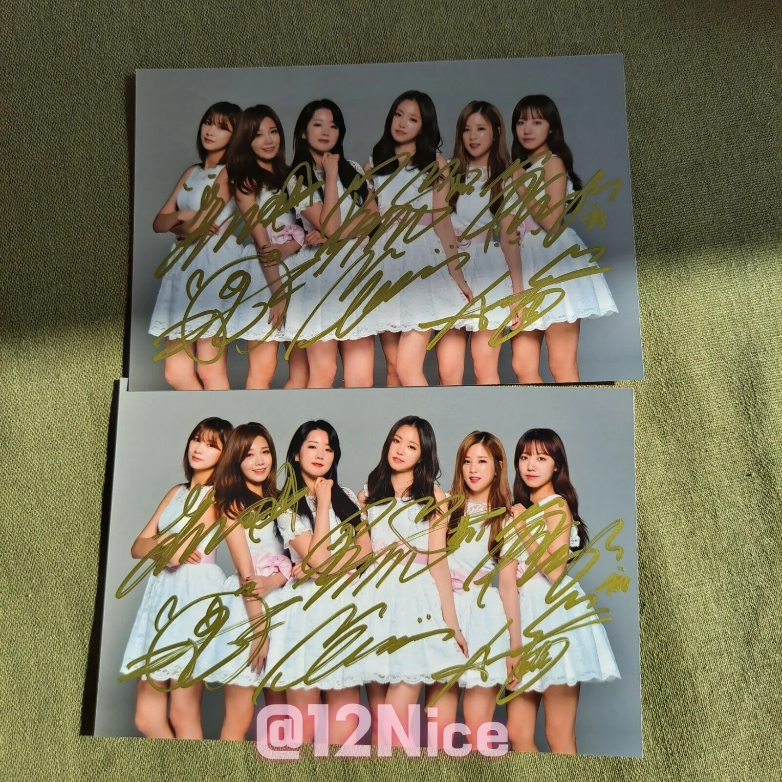 APINK Autographed Signed Photo Group 4*6 K-POP COLLECTION 2020, image 3