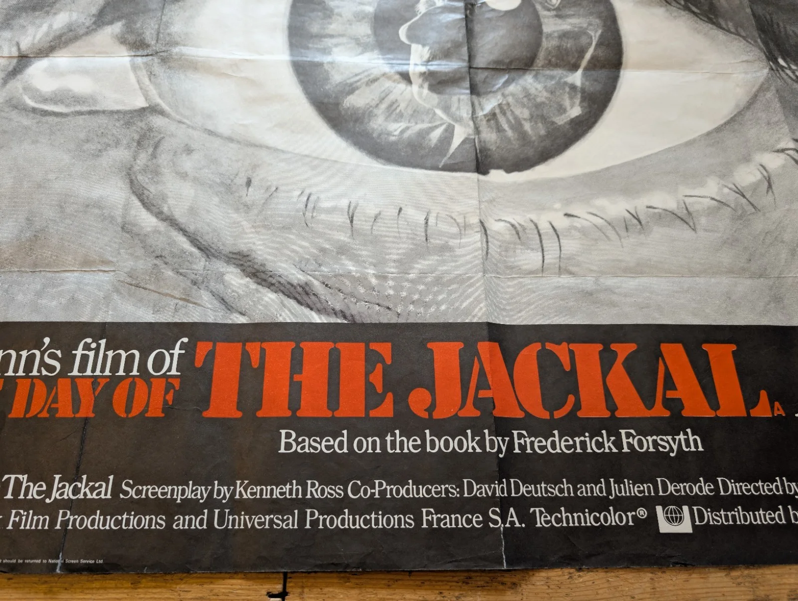 Day of the Jackal - Vintage Quad Film Poster Movie Cinema Genuine Original 1973, изображение 5