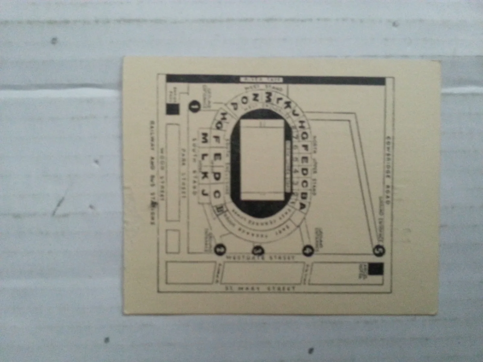 CARDIFF v NEW ZEALAND RUGBY UNION TICKET 1980 Cardiff Arms Park, изображение 2