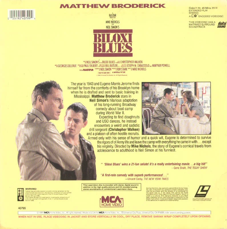 Matthew Broderick — MATTHEW BRODERICK - LASER MEDIA COVER SIGNED, image 2