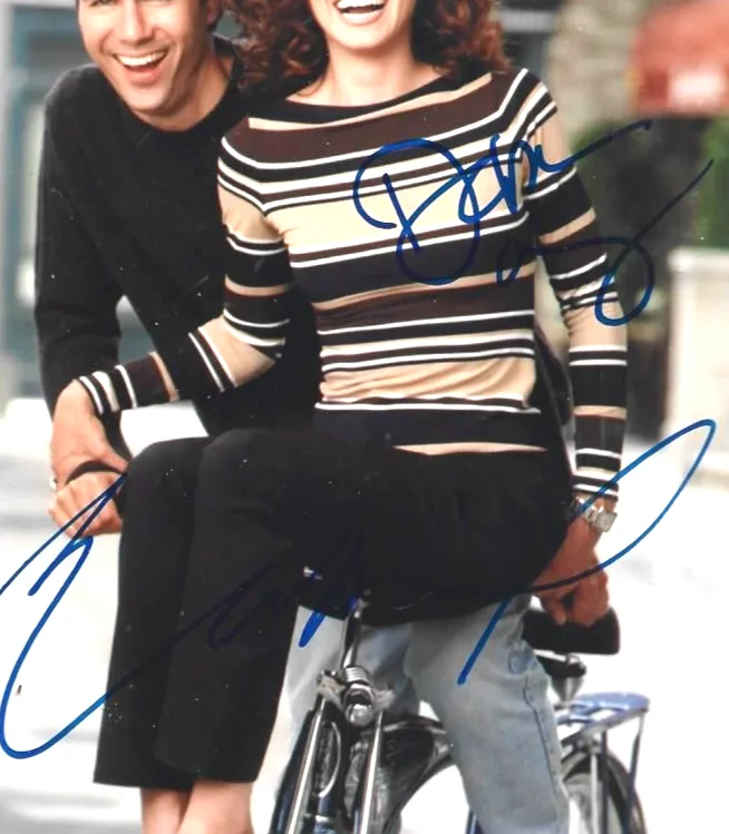Original hand signed autograph Eric McCormack & Debra Messing "Will and Grace", image 2