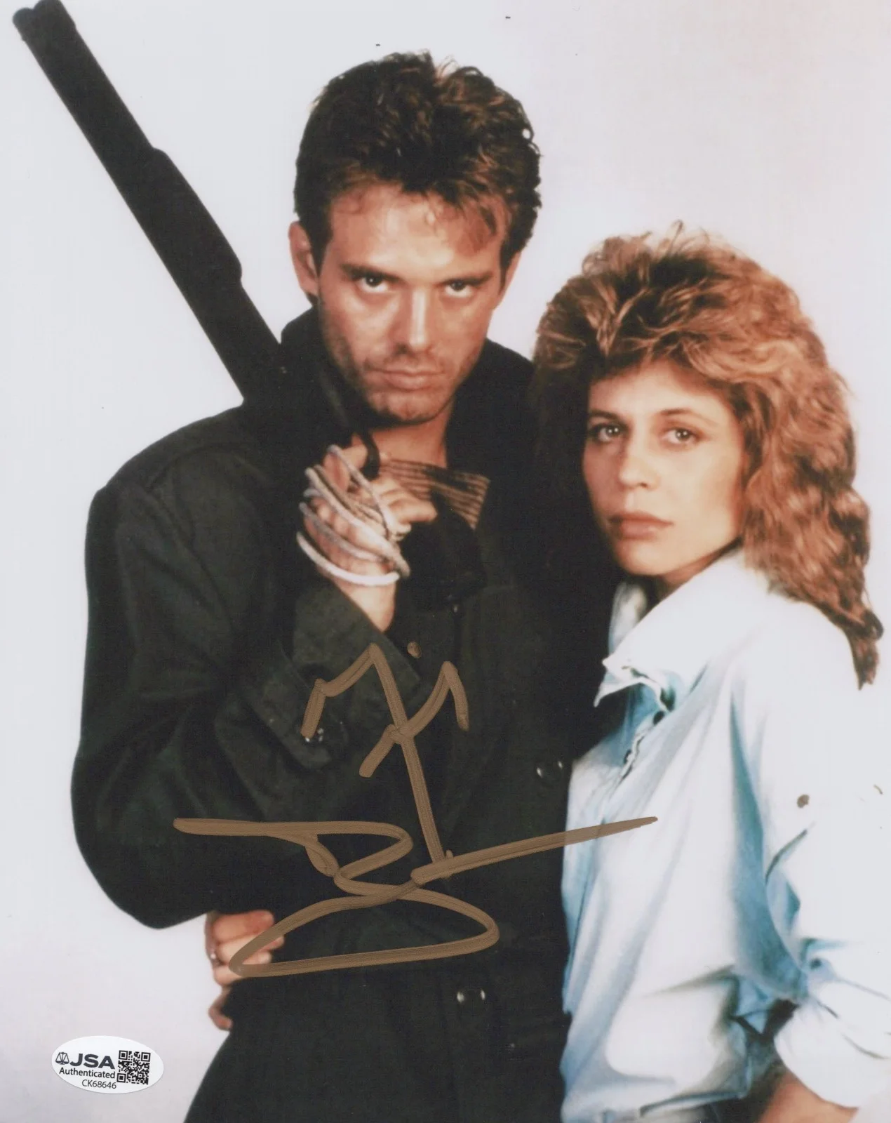 Michael Biehn — The Terminator 8x10 photo of Kyle Reese signed by Michael Biehn JSA COA