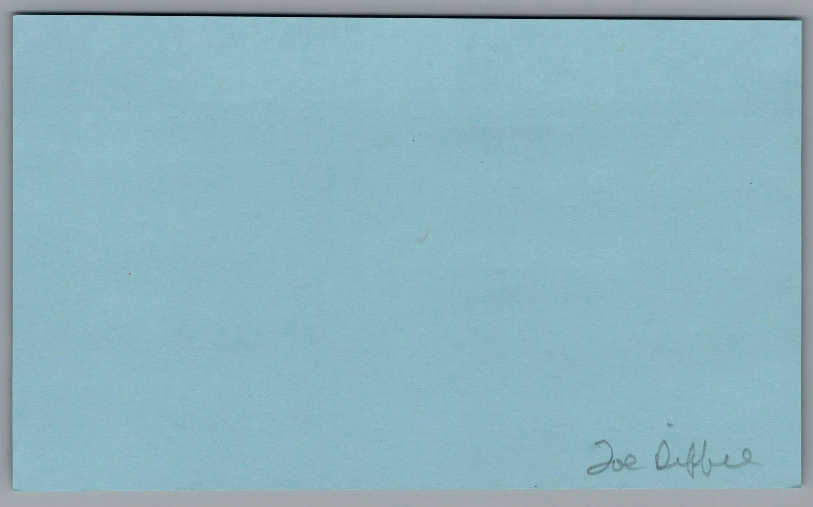Joe Diffie — Joe Diffie Signed 3x5 Index Card Autographed, image 2
