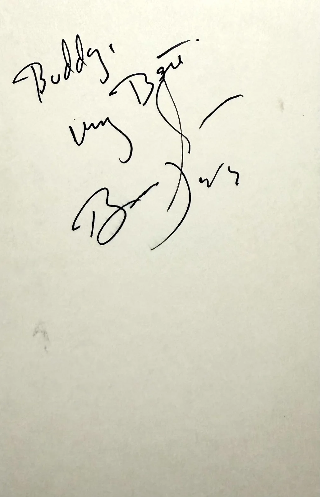 Brad Johnson — BRAD JOHNSON Signed Autograph 4x6 INDEX CARD ANNIE OAKLEY Gunsmoke COWBOY G-MEN, изображение 3