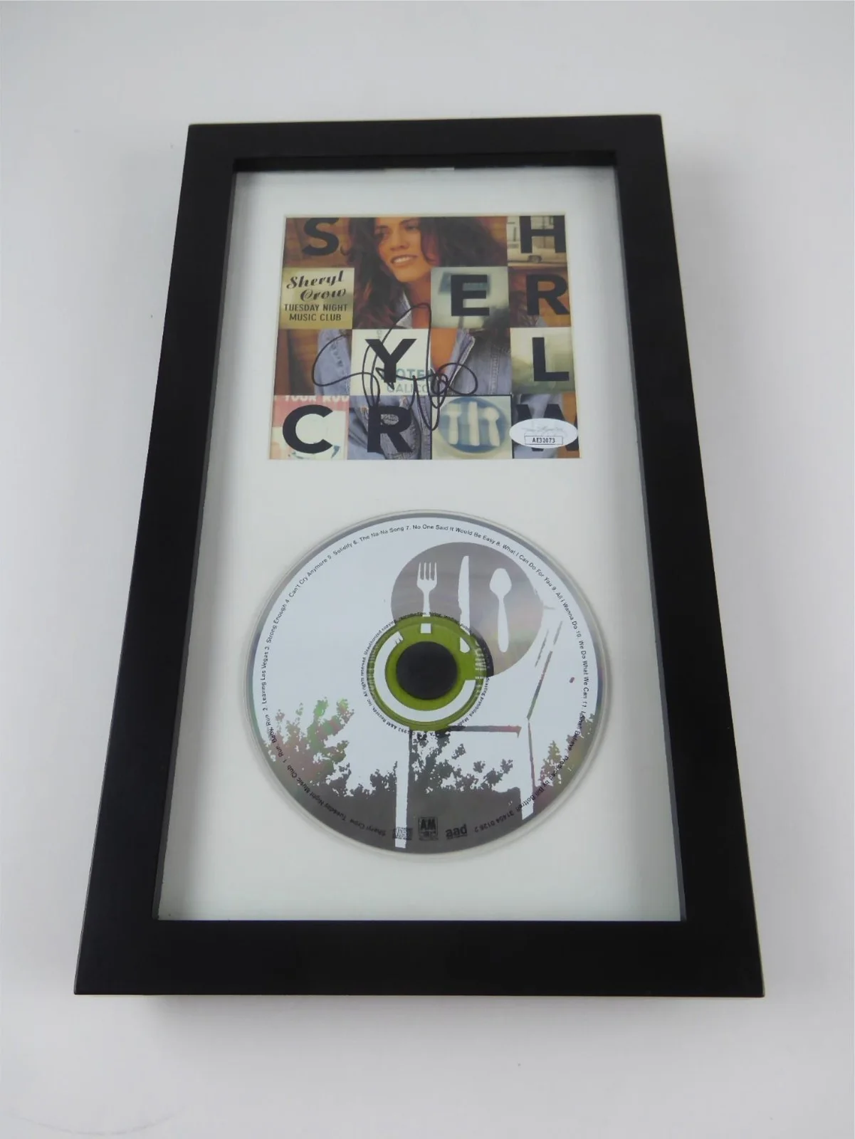 Sheryl Crow Signed Tuesday Night Music Club Framed Matted CD W/Cover JSA COA, image 2