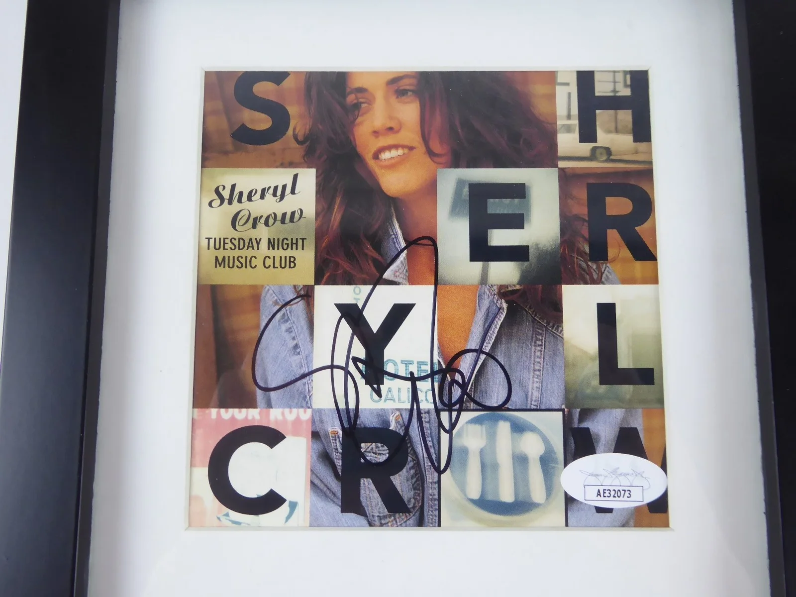 Sheryl Crow Signed Tuesday Night Music Club Framed Matted CD W/Cover JSA COA, image 3