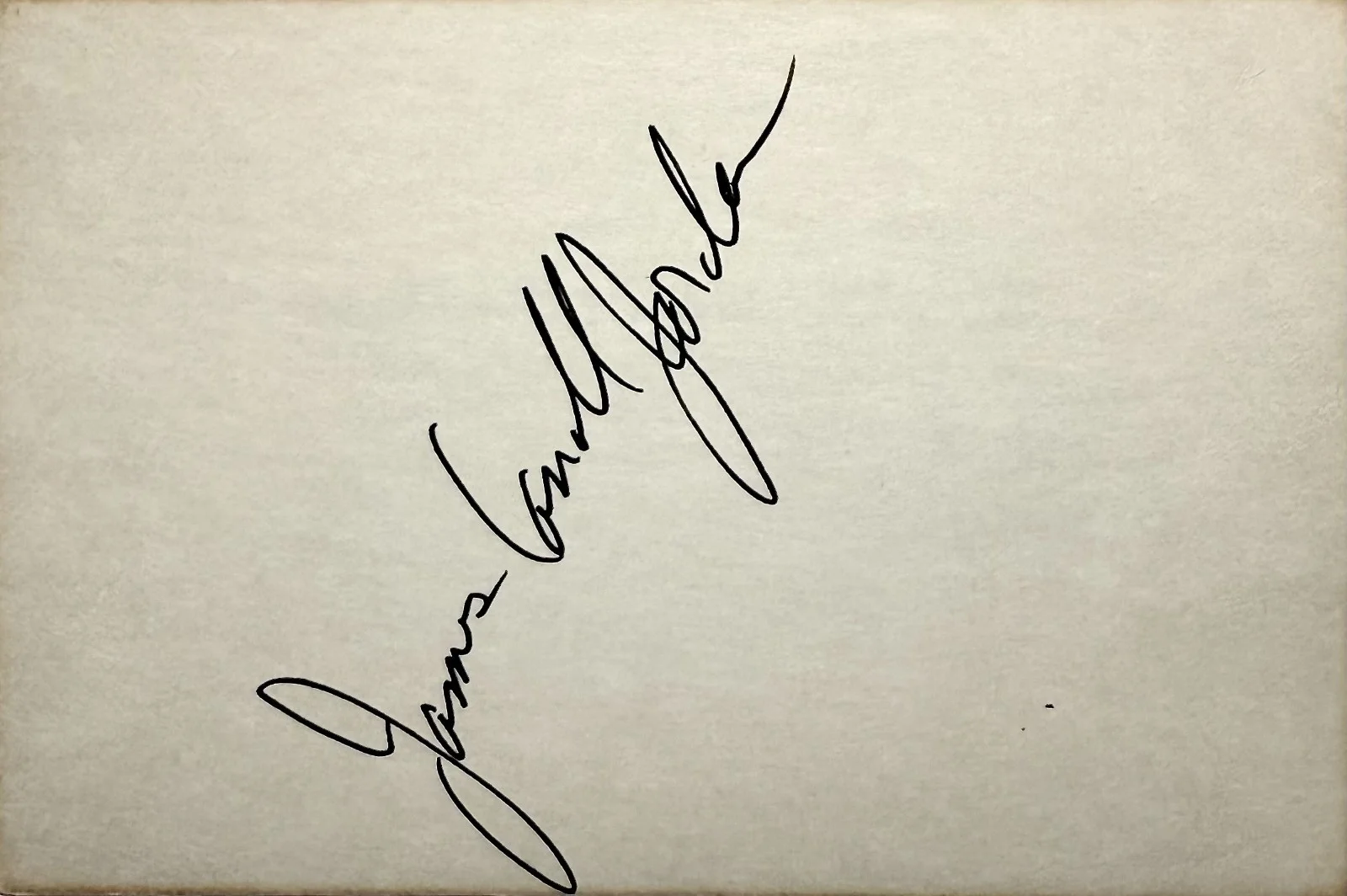 James Carroll Jordan — JAMES CARROLL JORDAN Signed Autograph 4x6 INDEX CARD Kingsman: The Golden Circle, изображение 3