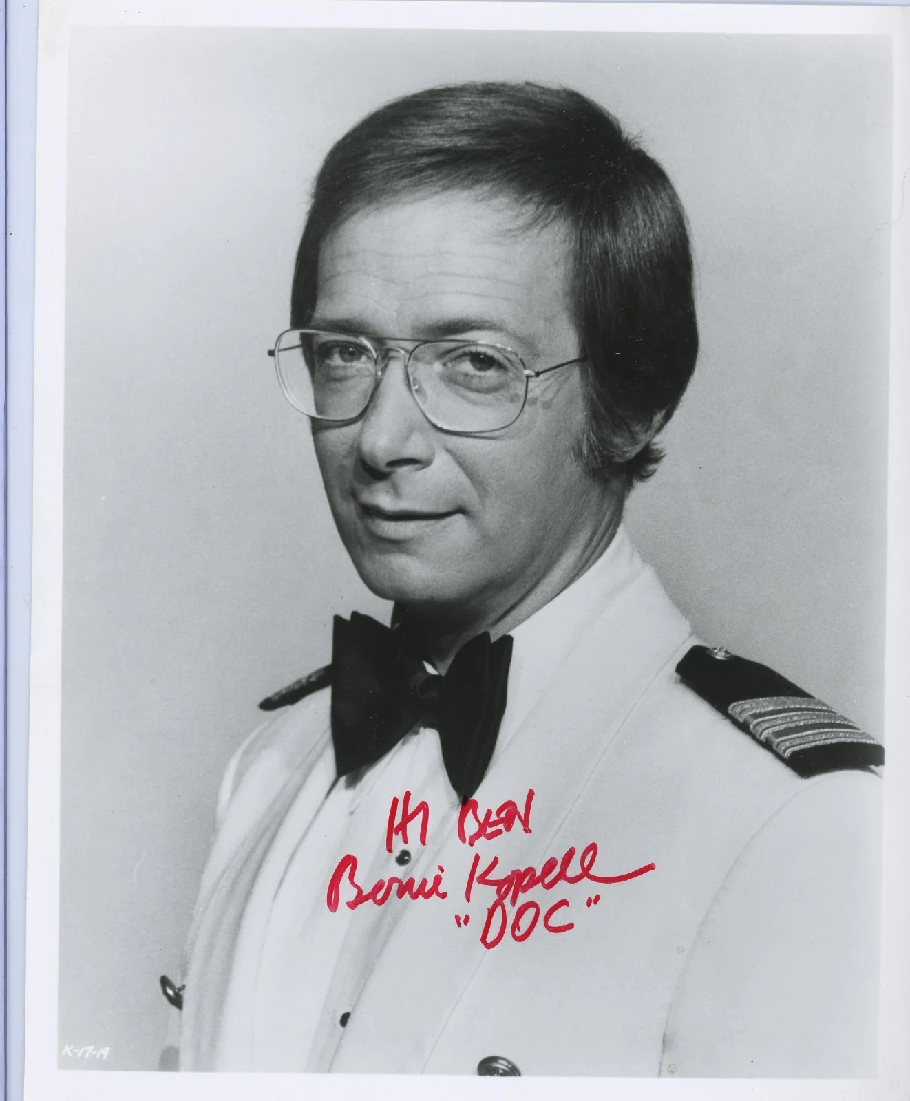 The Loveboat Gavin MacLeod and Bernie Kopell Hand Signed 8x10, изображение 2