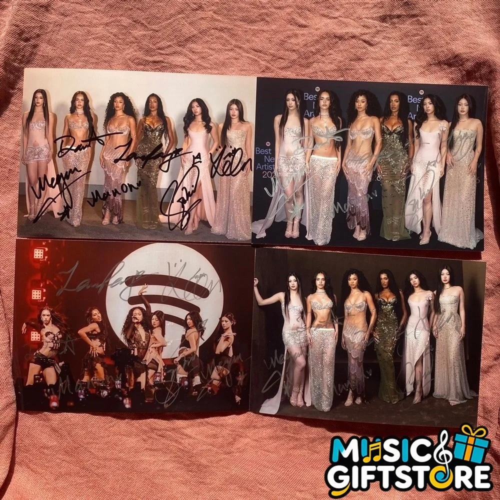 KATSEYE Autographed Signed Group Photo Gifts Collection Rare 4*6 2026 #MUGS, изображение 2