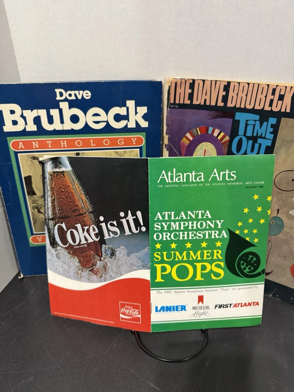 Dave Brubeck Autographed Atlanta Symphony Orcestra Brochure with 2 Music Books, image 4