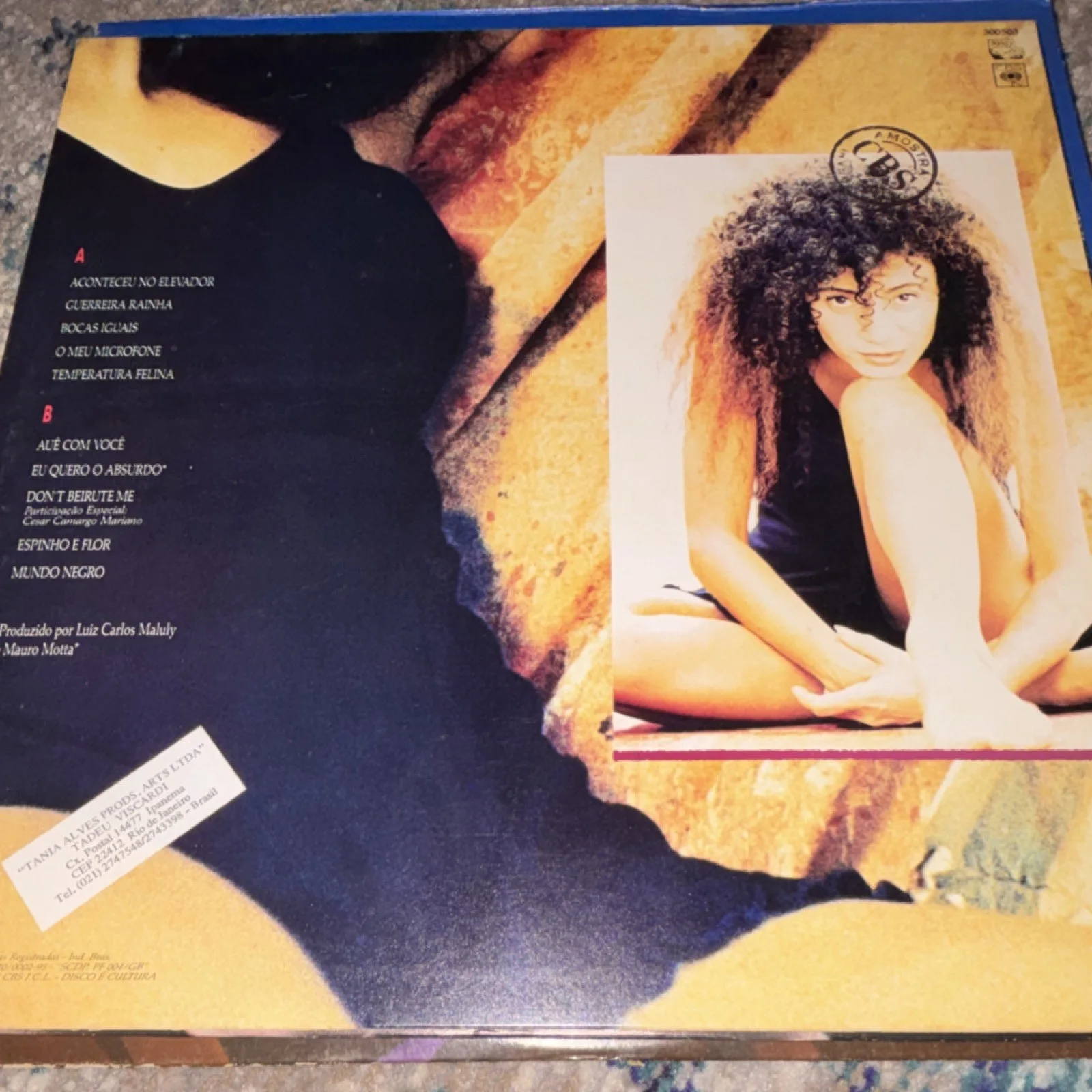 Tania Alves Autographed Original Vinyl Record Album Rock & Pop Music, изображение 2