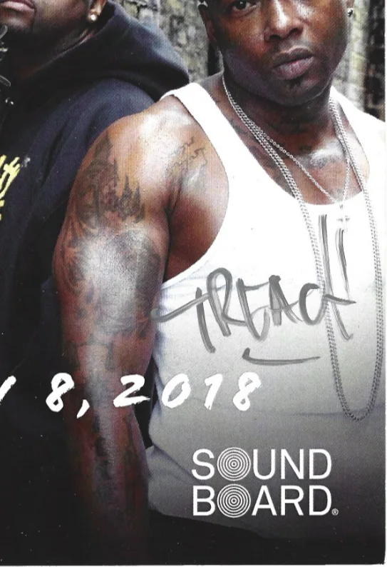 Naughty By Nature SIGNED Concert Show Photo COA Autographed Vin Treach Kay Gee, изображение 4