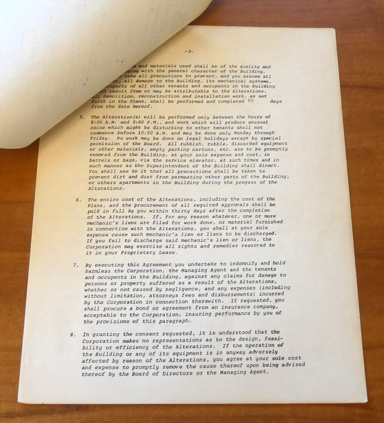 Tom Cruise — Tom Cruise Signed 1986 Contract Signed w/ Birth Name Thomas Mapother IV JSA LOA, image 4