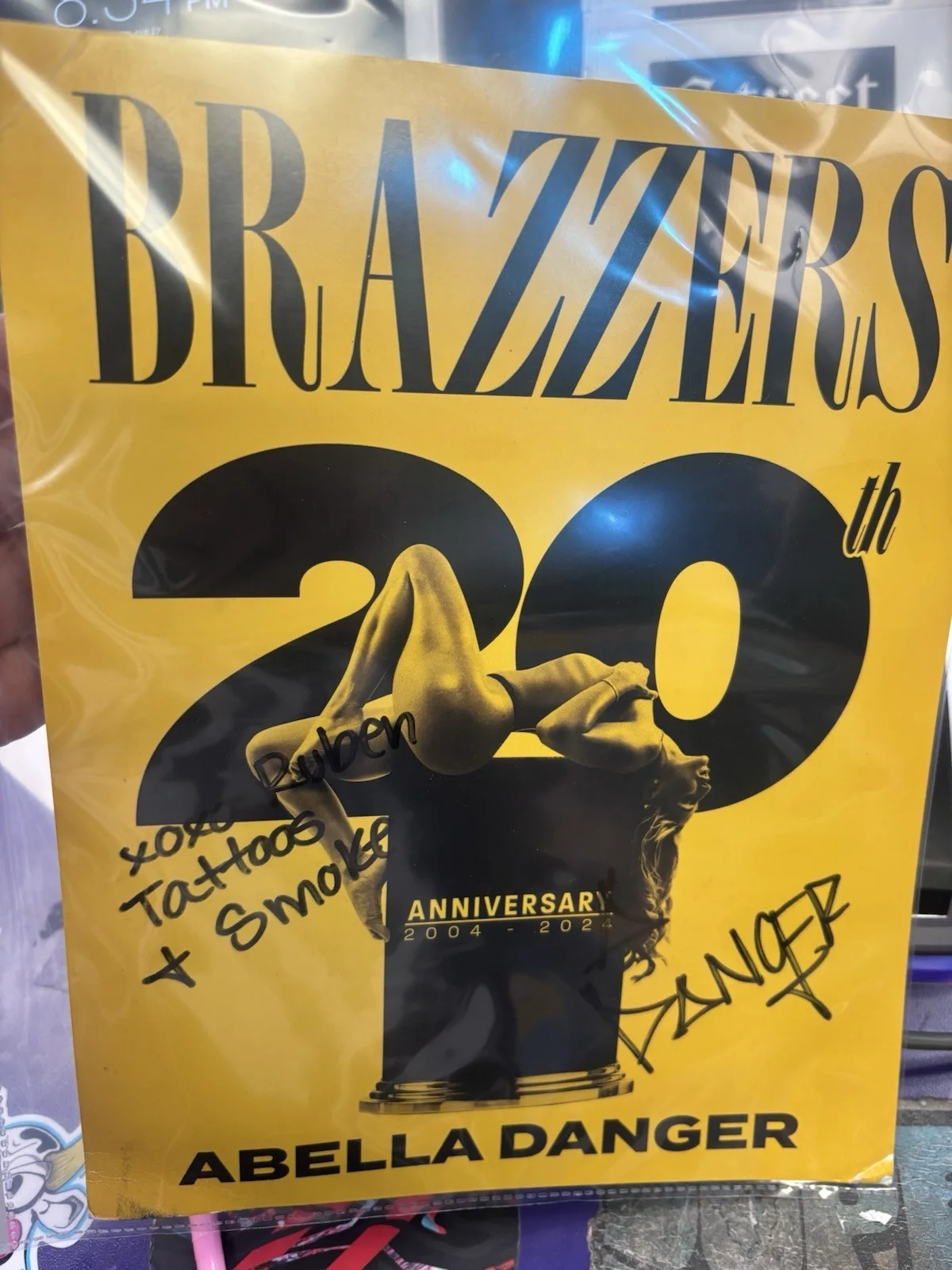 Abella danger Signed 8x10 Photo Brazzers 20th Anniversary New, image 2