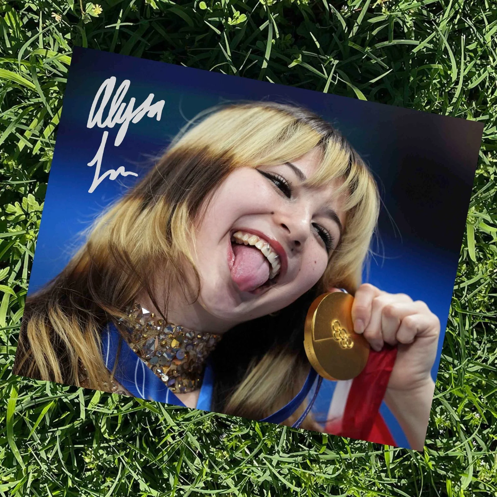 Alysa Liu Autograph Signed REPRINT World Champion & Winter Games Gold 8x10 Photo, изображение 2