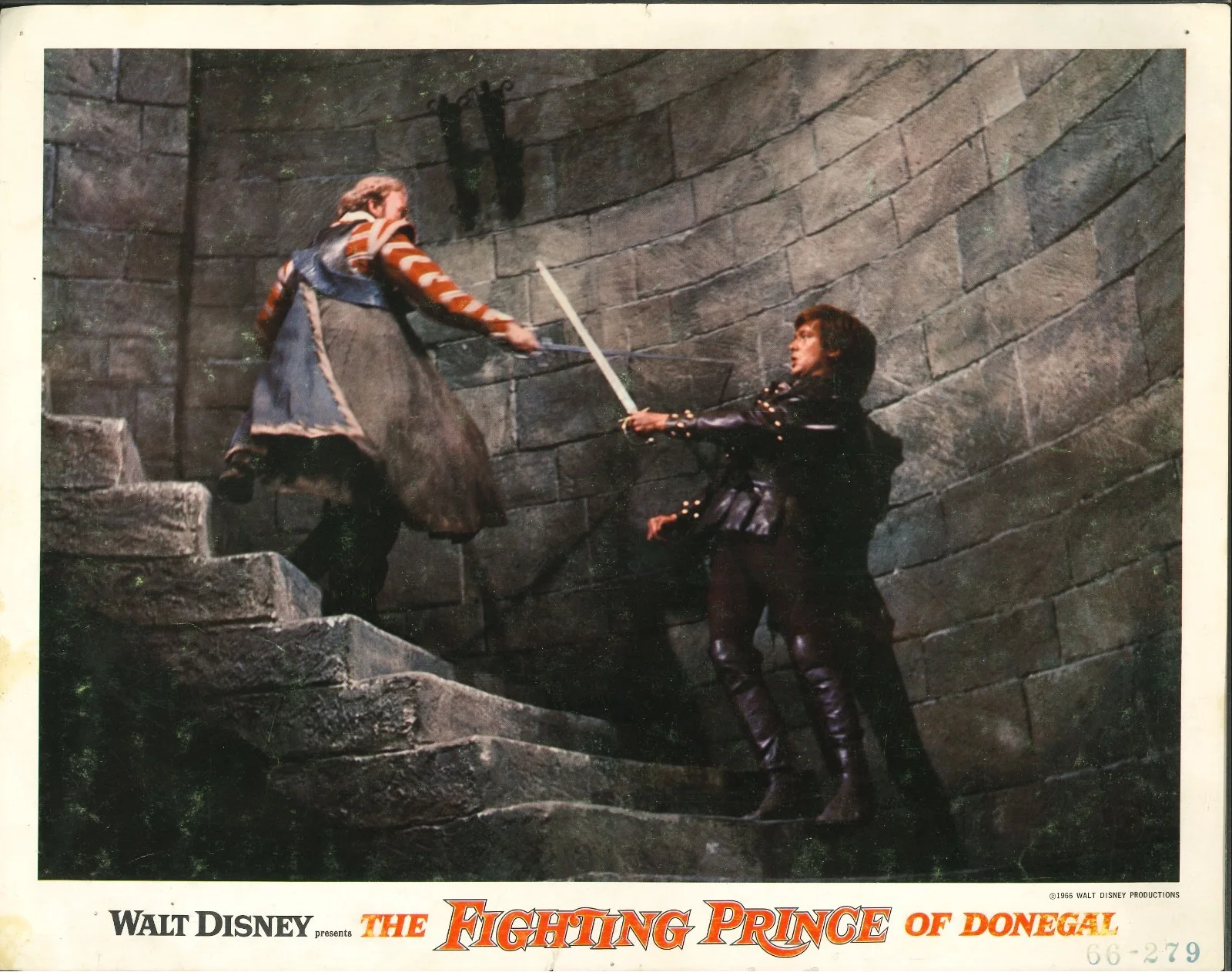Fighting Prince of Donegal 9x ORIGINAL US Lobby Cards Disney Peter McEnery 1966, image 3