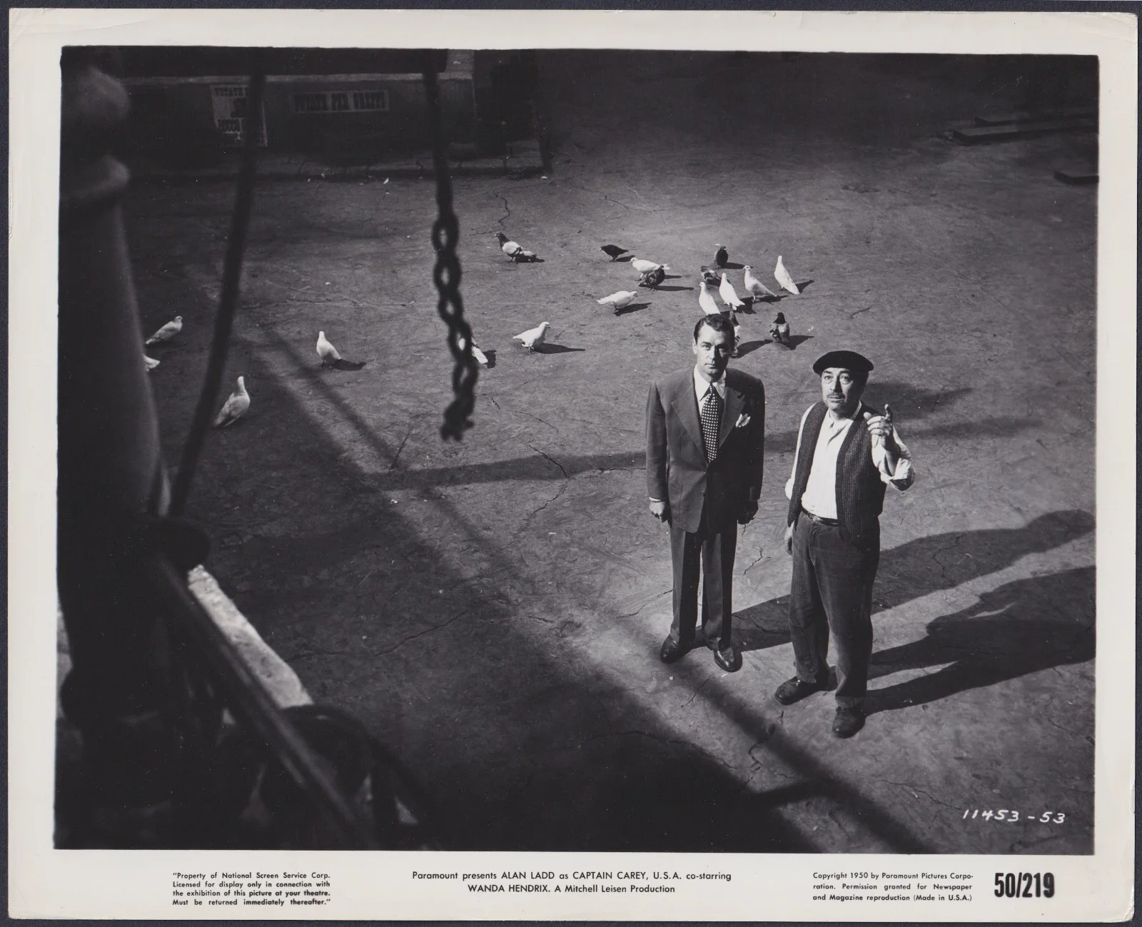 Captain Carey USA 13x ORIGINAL Press Studio Stills Alan Ladd Wanda Hendrix 1950, image 3