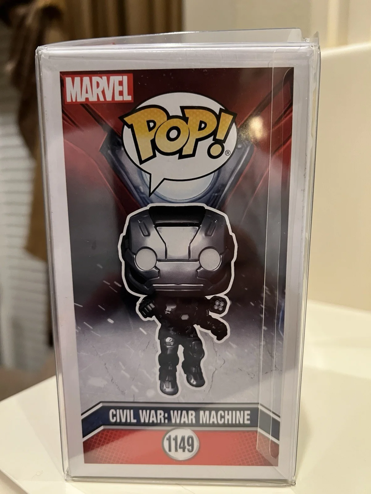 DON CHEADLE SIGNED WAR MACHINE CIVIL WAR FUNKO POP 1149 JSA COA, image 4