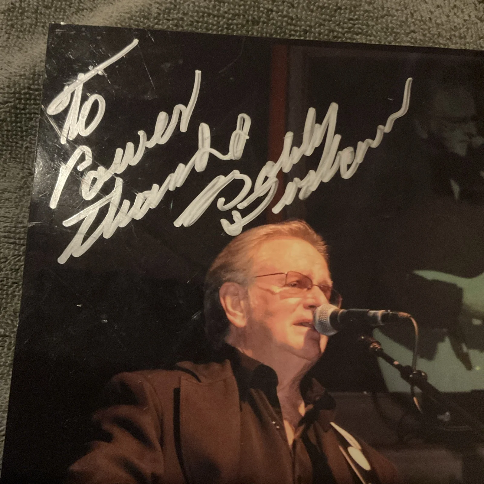 8”x10” Bobby Durham Signed Photo Bakersfield Sound Pickers No Coa, image 2