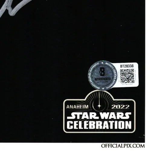 SAM WITWER — SAM WITWER Signed 8x10 OPX Photo Galen Marek, Starkiller BAS #BT20338, изображение 3