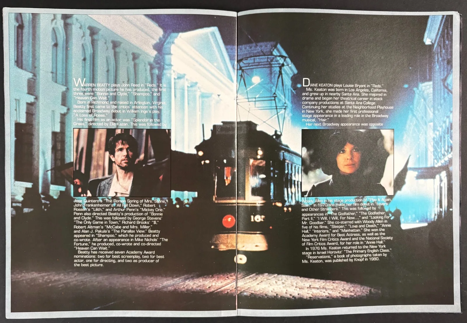 Reds ORIGINAL Film Brochure Warren Beatty Diane Keaton 1981, изображение 3