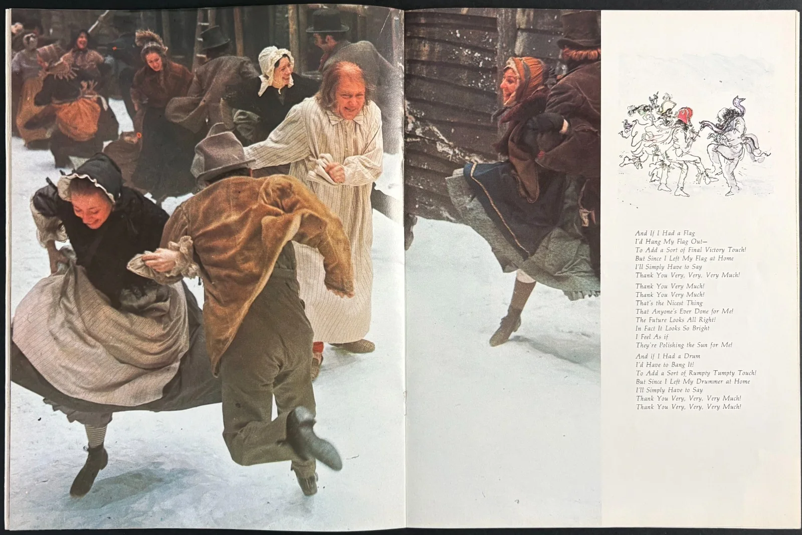 Scrooge ORIGINAL Film Brochure Albert Finney Alec Guinness 1970, image 3