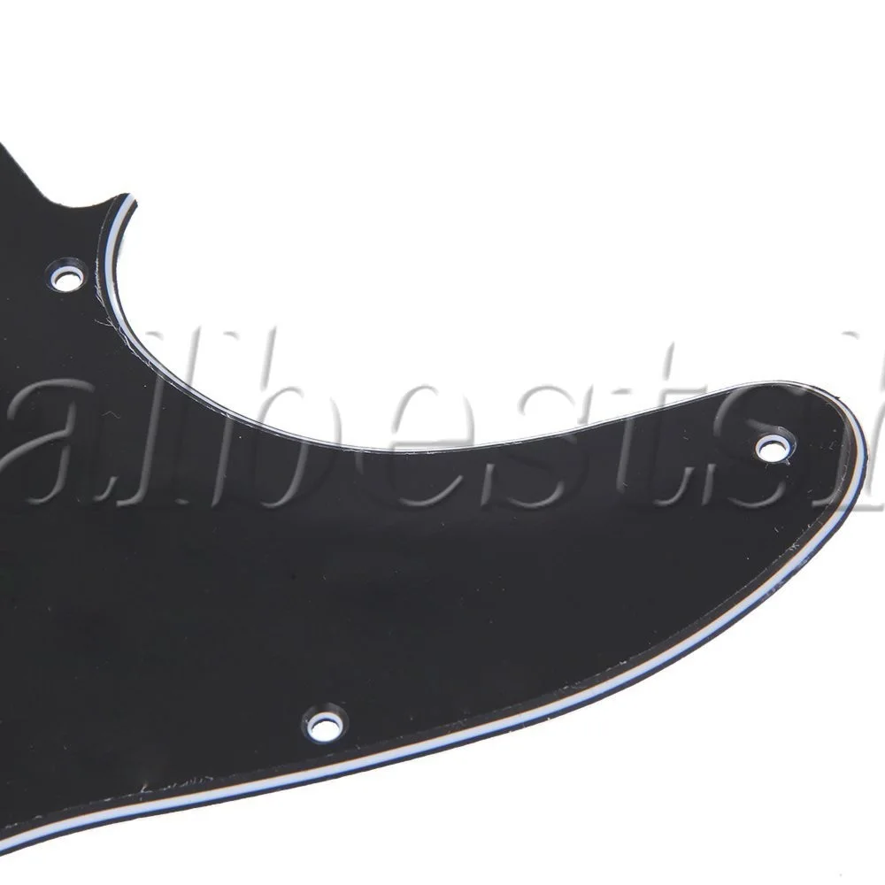 PVC Guitar Pickguard Black for Most Humbucker Guitar Neck Pickup 218 x 189.5 mm, изображение 3