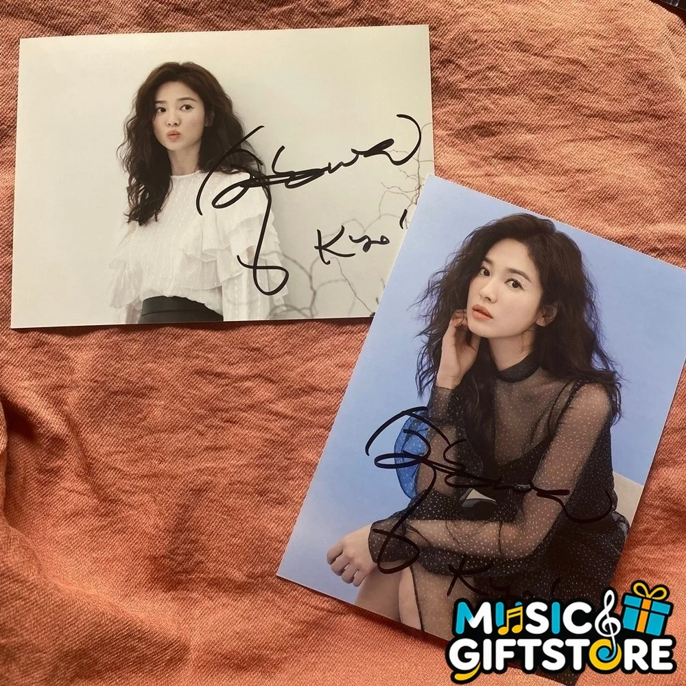Tantara Song Hye Kyo Autographed Signed Photo K-POP 4*6 2026 #MUGS, изображение 2