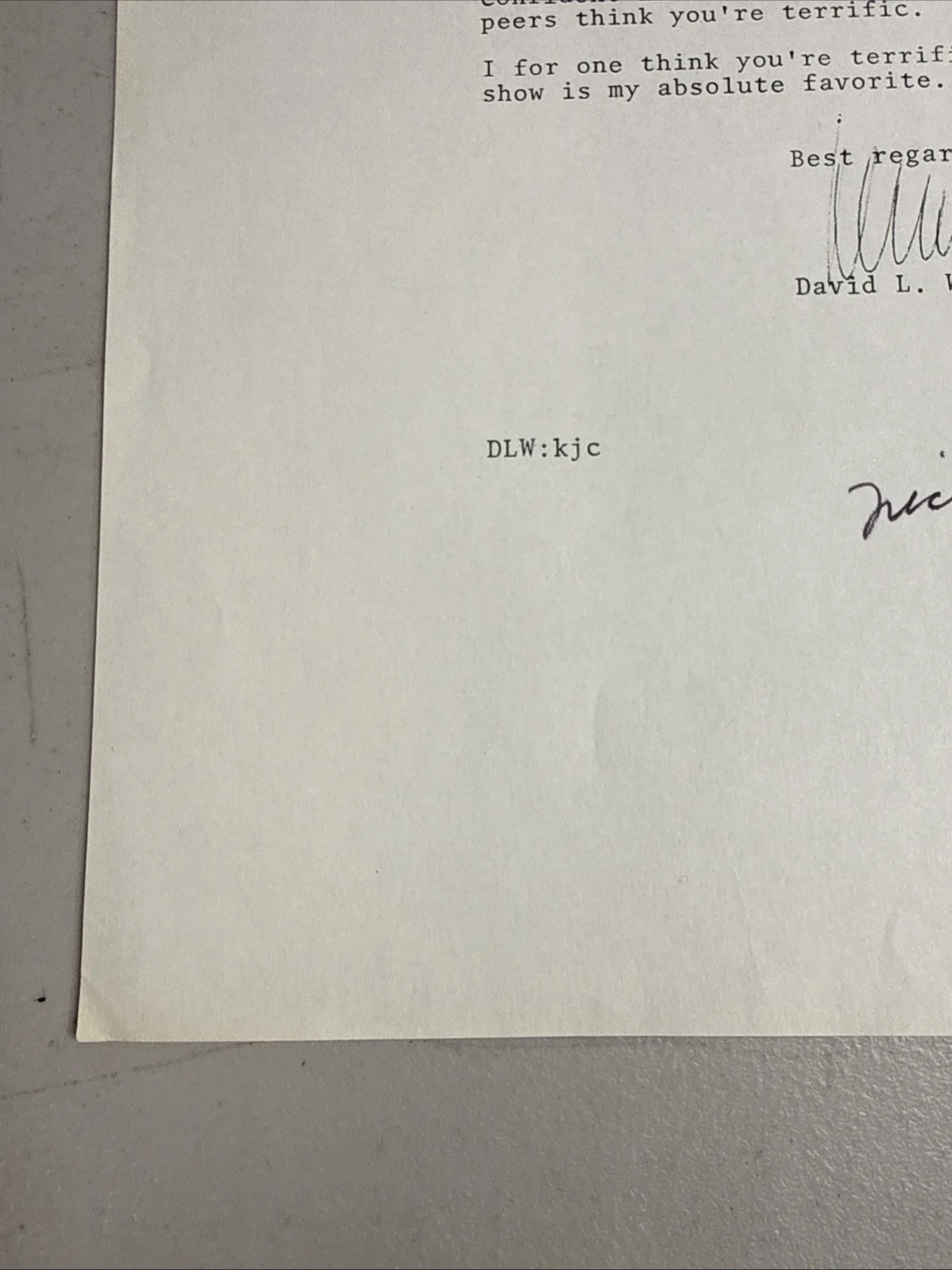 David L. Wolper — David L Wolper Signed Letter 1985 Typed Hollywood Producer Autograph Emmy Note, изображение 5