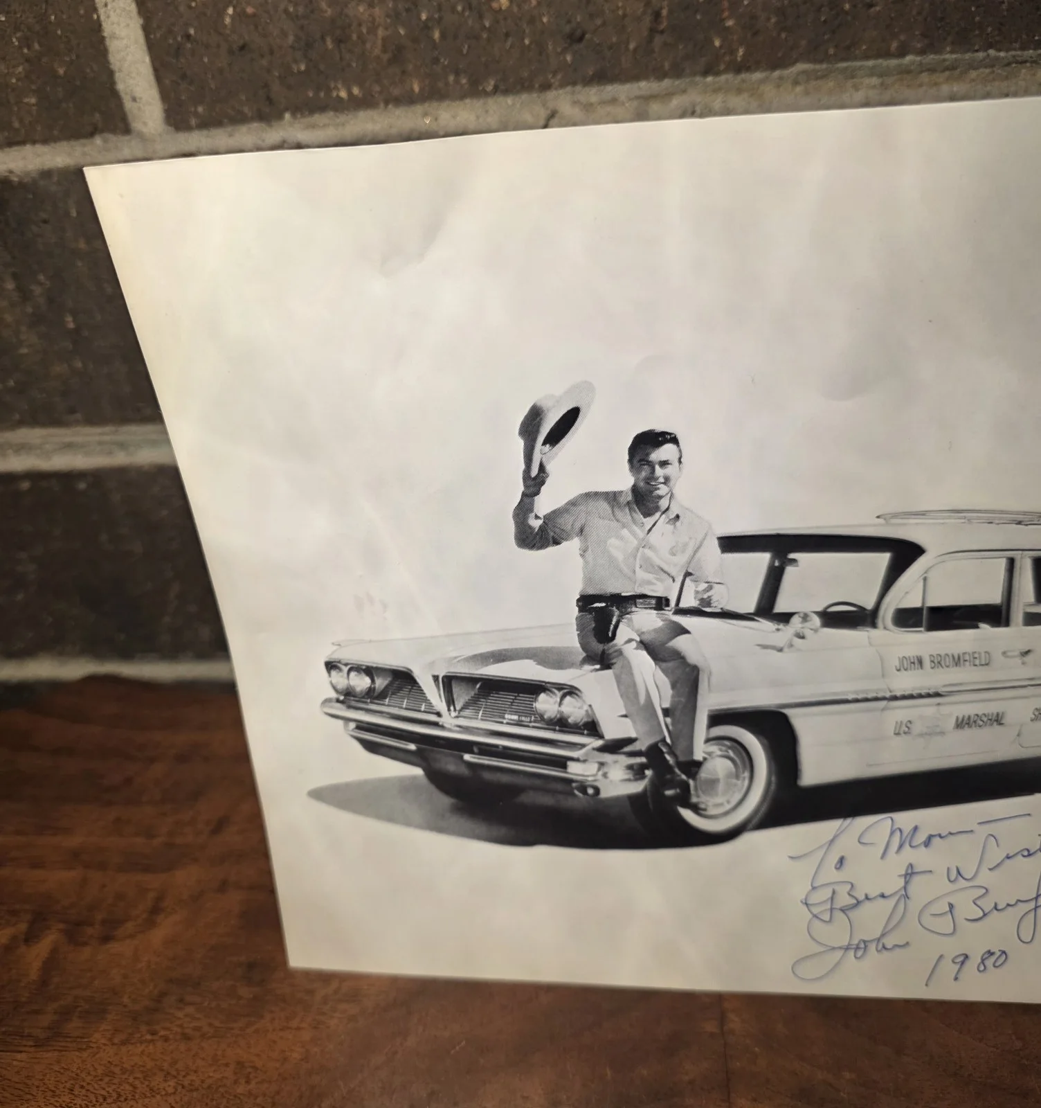 john bromfield — vintage, autographed photograph of actor John Bromfield 8×10, image 3