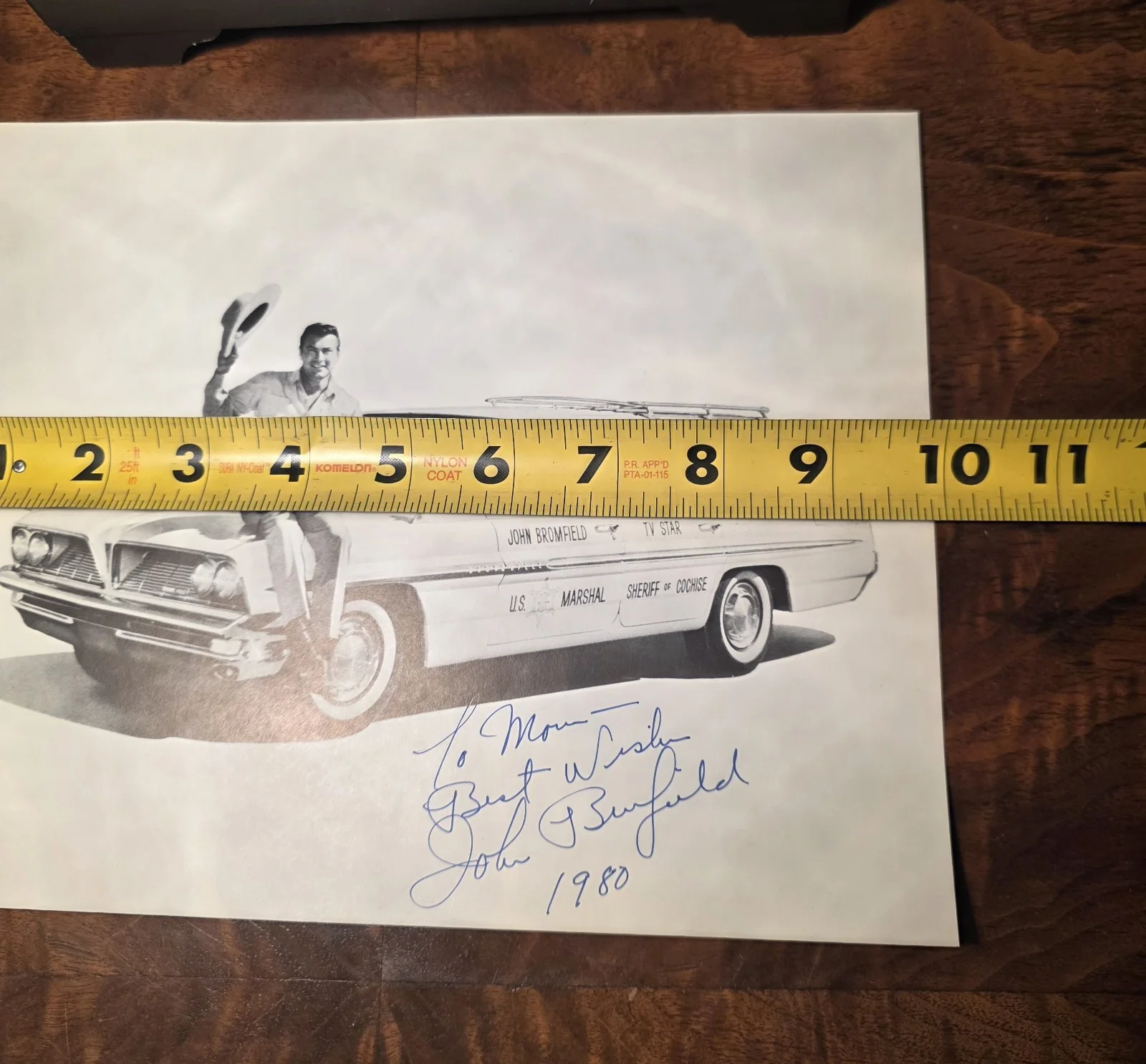 john bromfield — vintage, autographed photograph of actor John Bromfield 8×10, image 5
