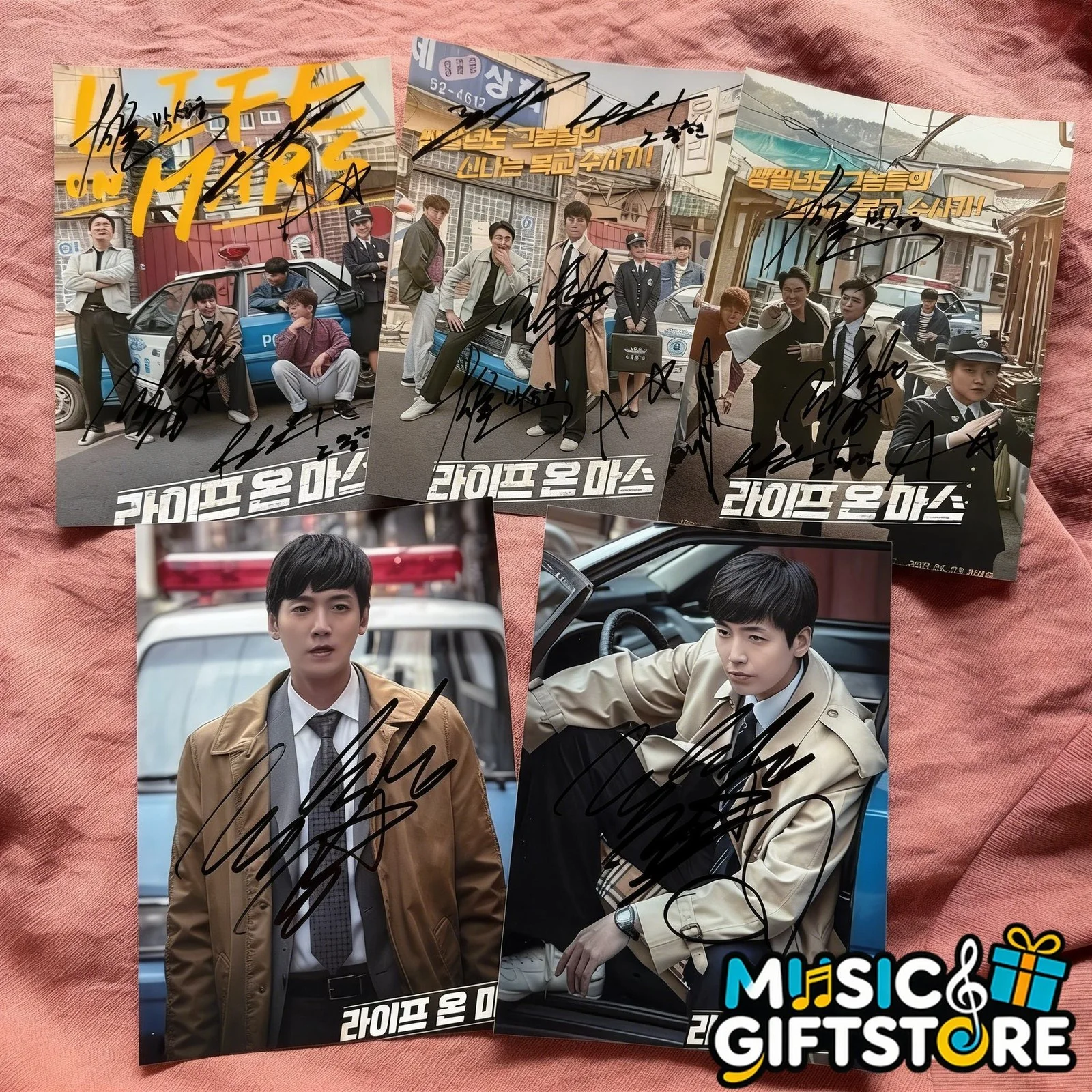 Jung Kyung Ho Park Sung-woong‌ Ko A-sung Autographed Signed Photo #MUGS, изображение 2