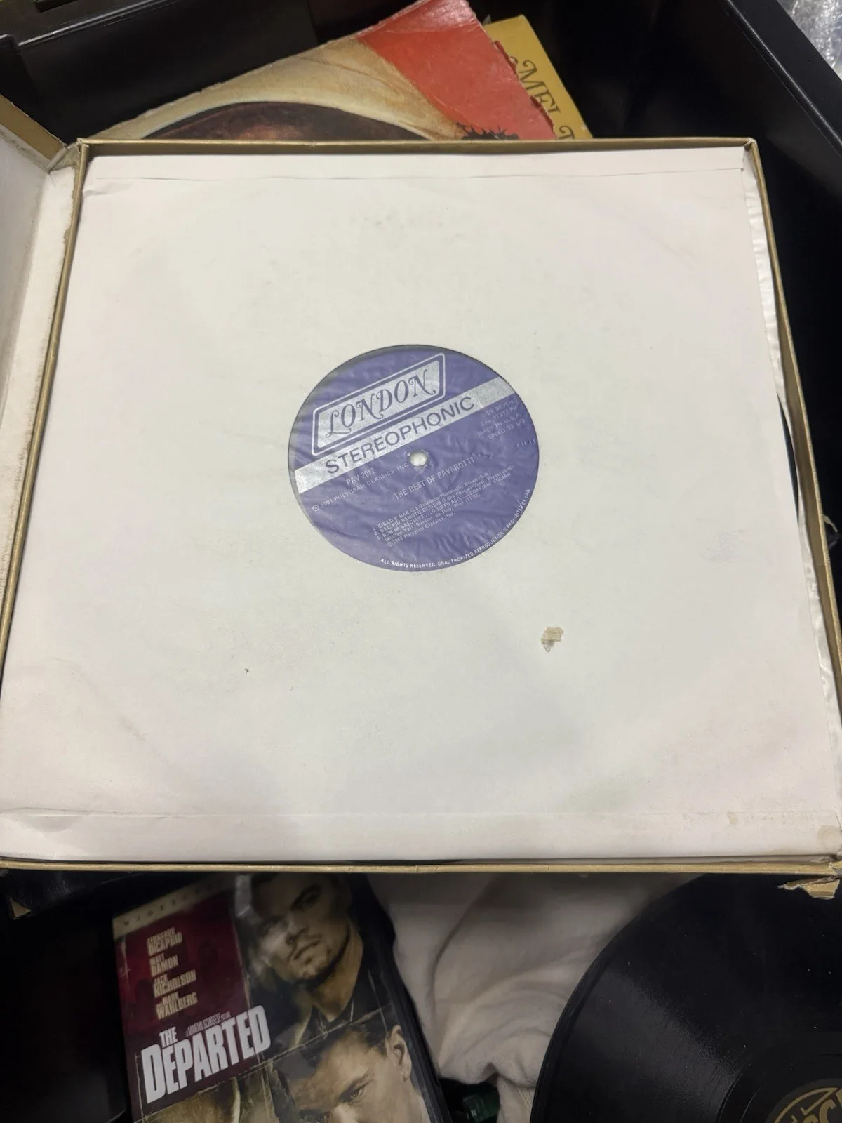 The Best of Pavarotti London PAV-2009 4 Vinyl Record Box Set, Poster, Insert NM, изображение 2