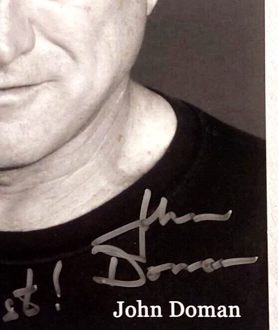 John Doman — John Doman signed 8x10 photo personalized to Todd Star Trek DS9 The Wire Law & O, изображение 5