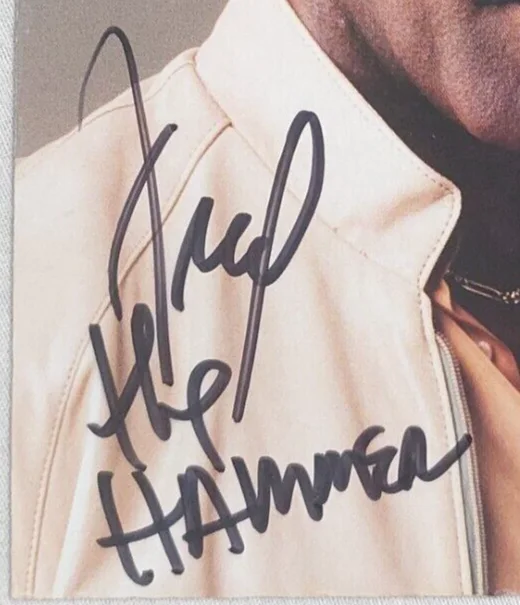 Fred Williamson — Fred Williamson The Hammer Signed Mini Photo Photograph Personalized Autograph, изображение 5