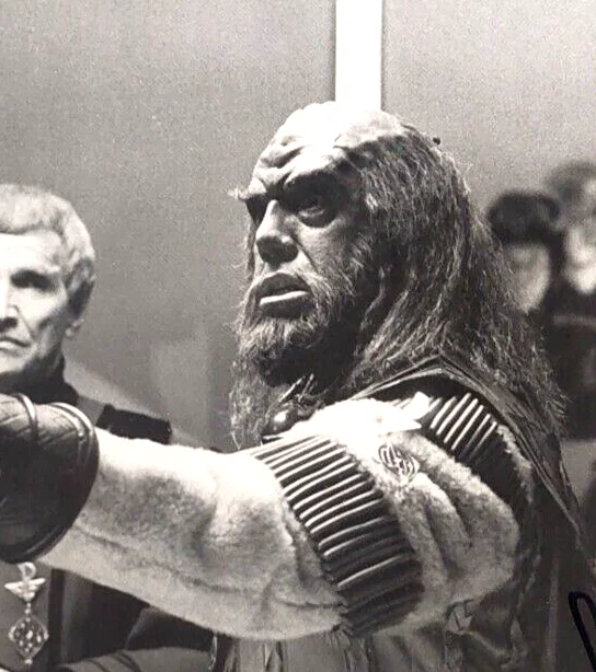 John Schuck — John Schuck signed 8x10 photo Star Trek Klingon ambassador autograph, image 5