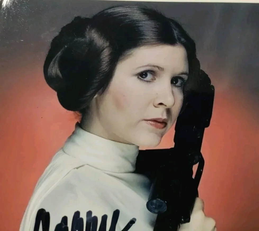 Carrie Fisher — Carrie Fisher signed 6x4 photo Princess Leia Star Wars autograph, изображение 5